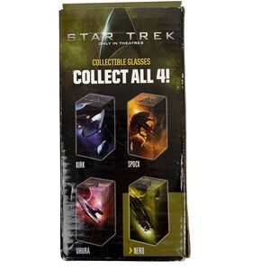 Star Trek 2009 Movie Collectible Glass Nero Romulan Narada Ship with Box 2008